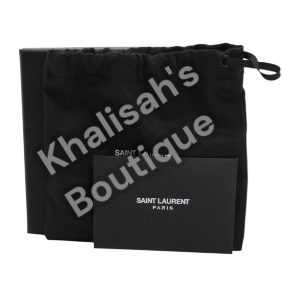 BNIB RARE! YSL Saint Laurent CASSANDRE Textured Gold YSL Pin Opyum Brooch - Picture 7 of 11